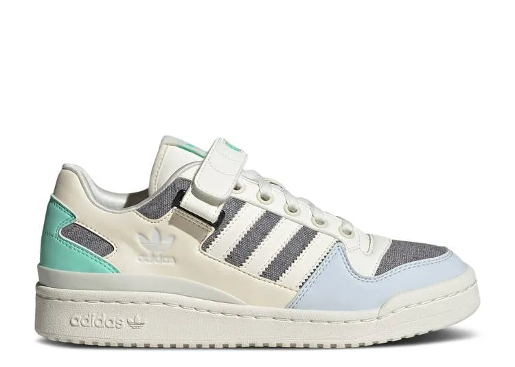 Adidas WMNS FORUM LOW 'OFF WHITE EASY GREEN' sneakers, white