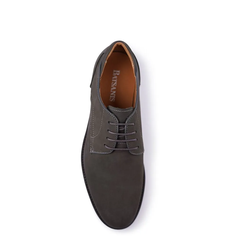 Colter Dark Grey Derby Shoes