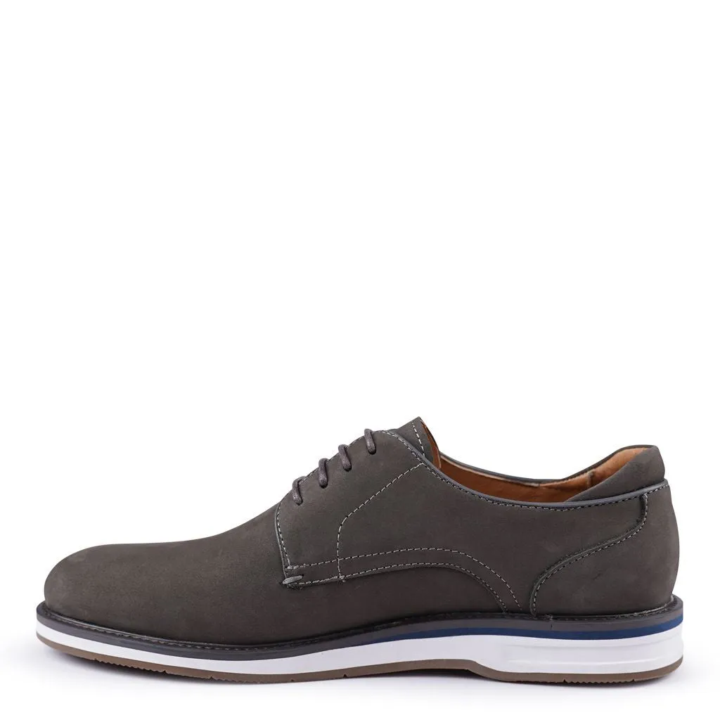 Colter Dark Grey Derby Shoes