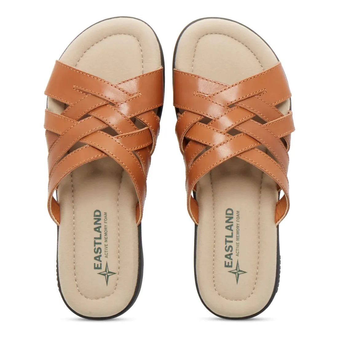 Eastland Women's Hazel Slide Sandal - Tan 3958-07M