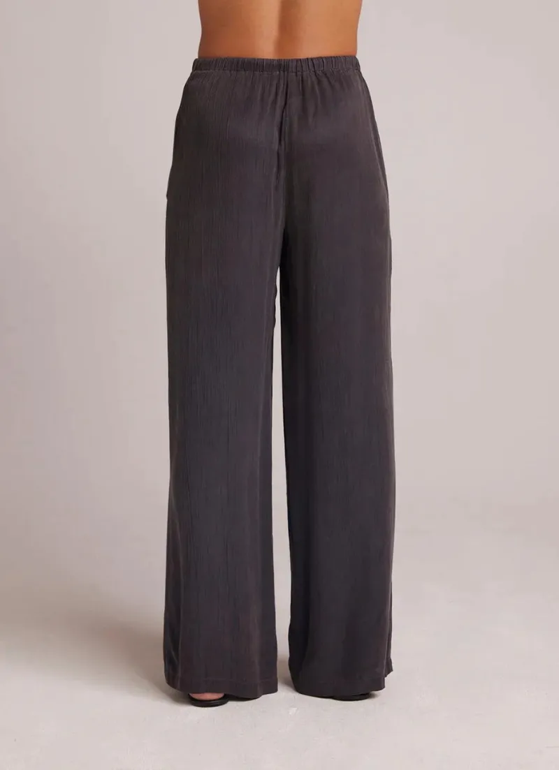 Easy Pleated Wide Leg Pant