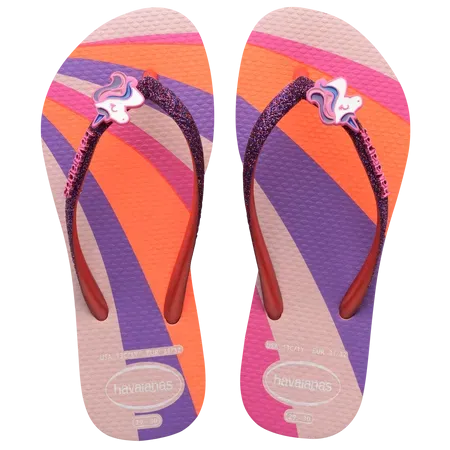 HAVAIANAS KIDS Slim Glitter Unicorn Sandal