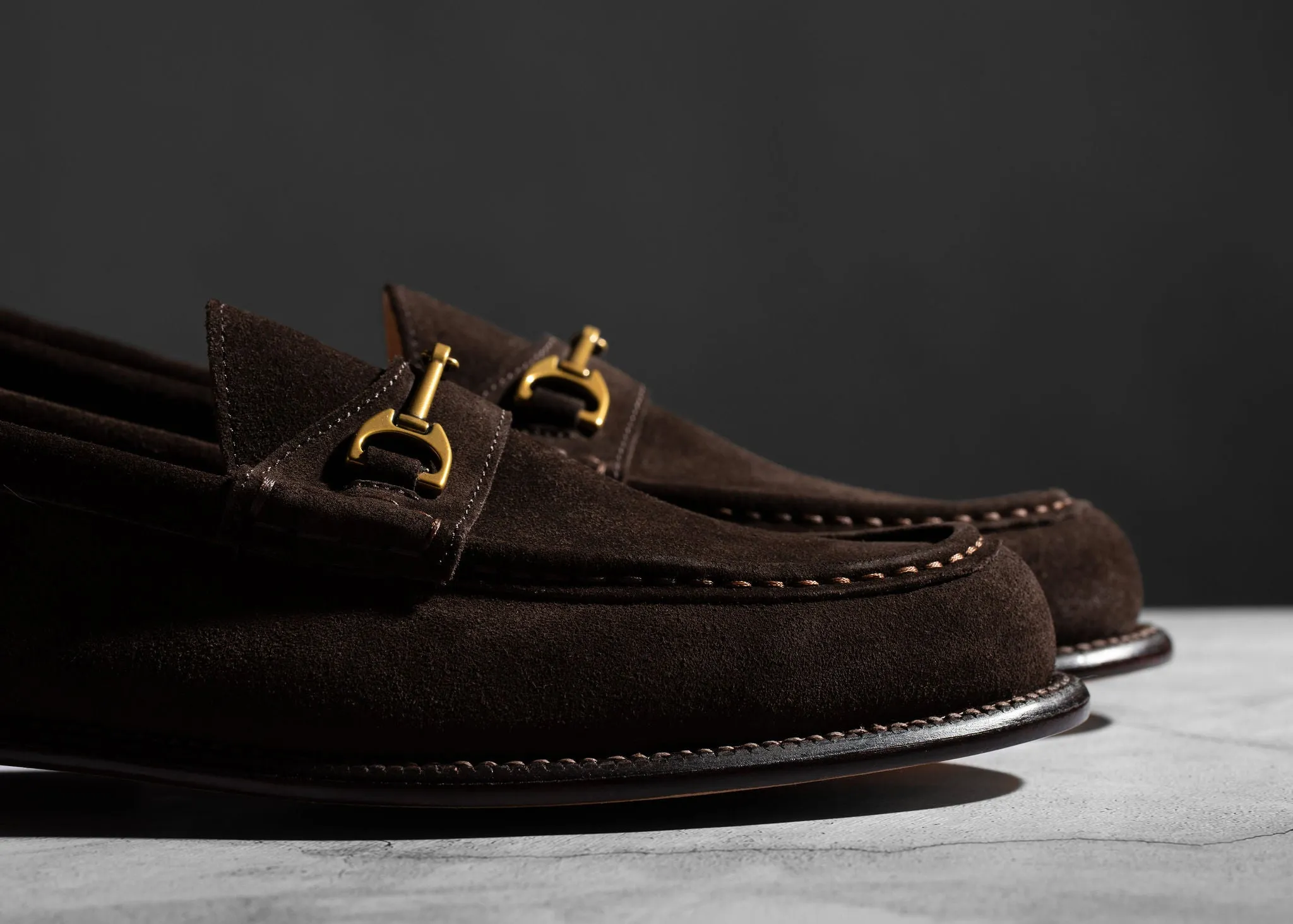 Horsebit Loafer Espresso Suede