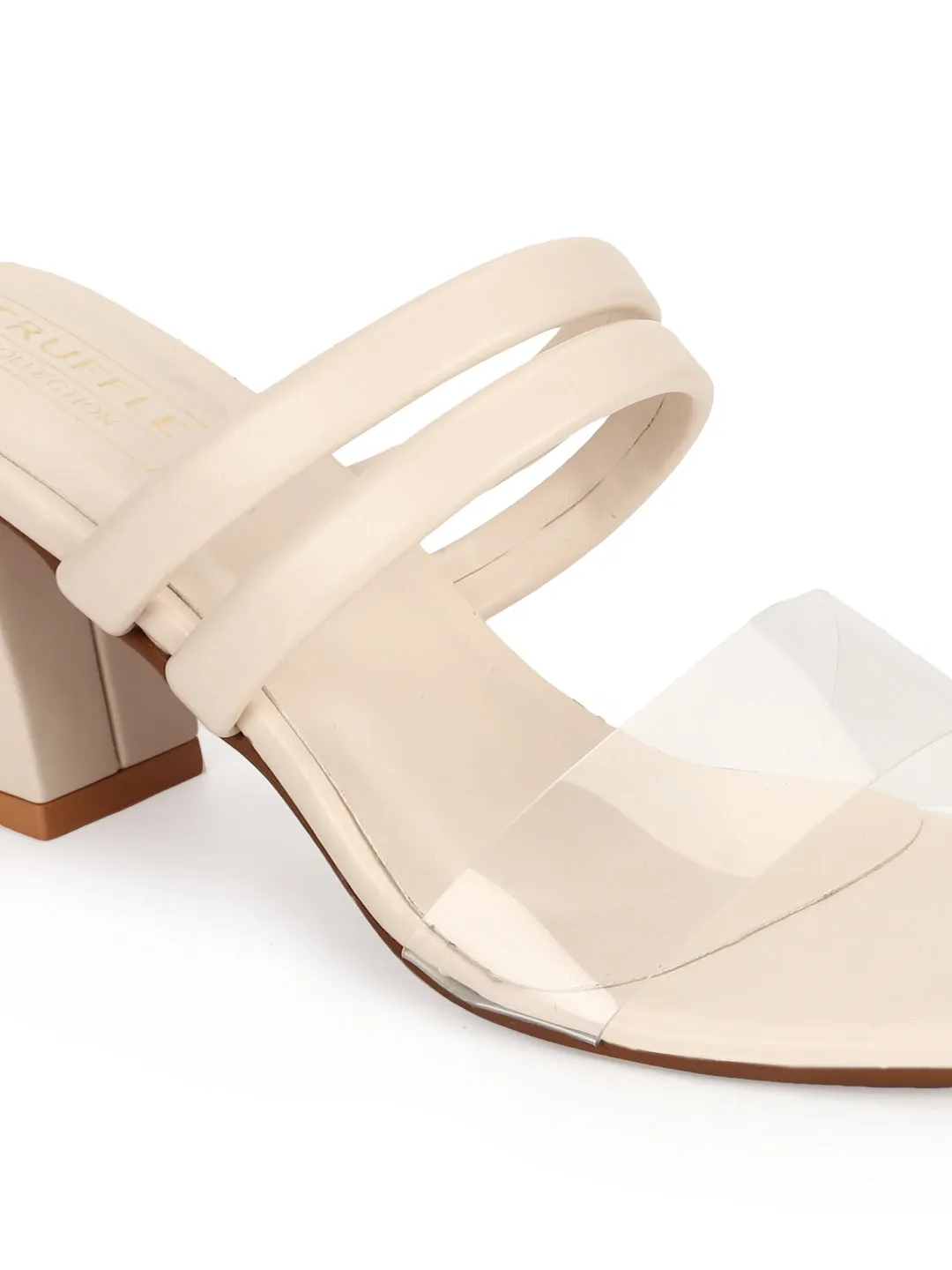 Nude PU Perspex Clear Block Heel Mules (TC-SLC-R-516-NUD)