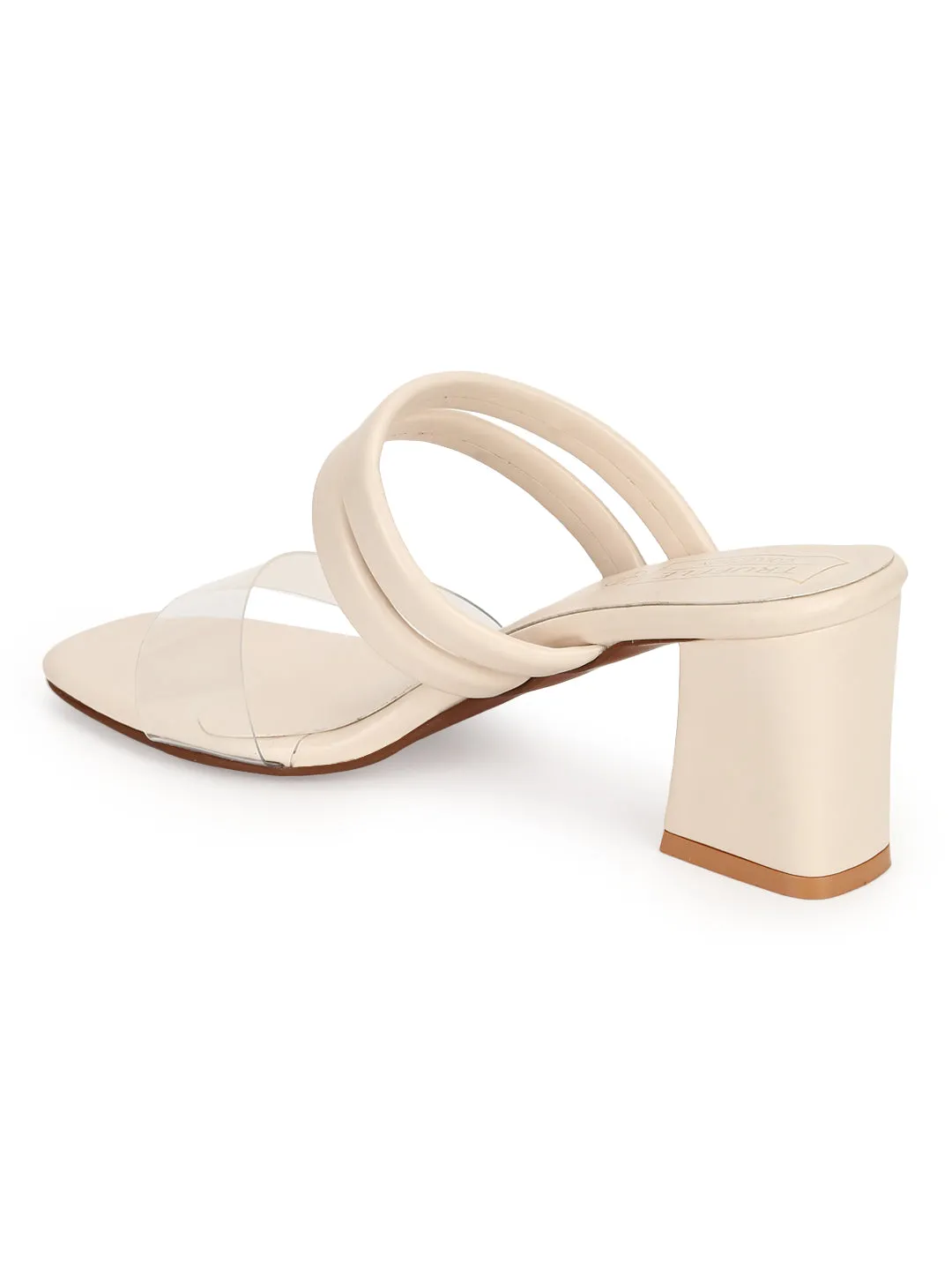 Nude PU Perspex Clear Block Heel Mules (TC-SLC-R-516-NUD)