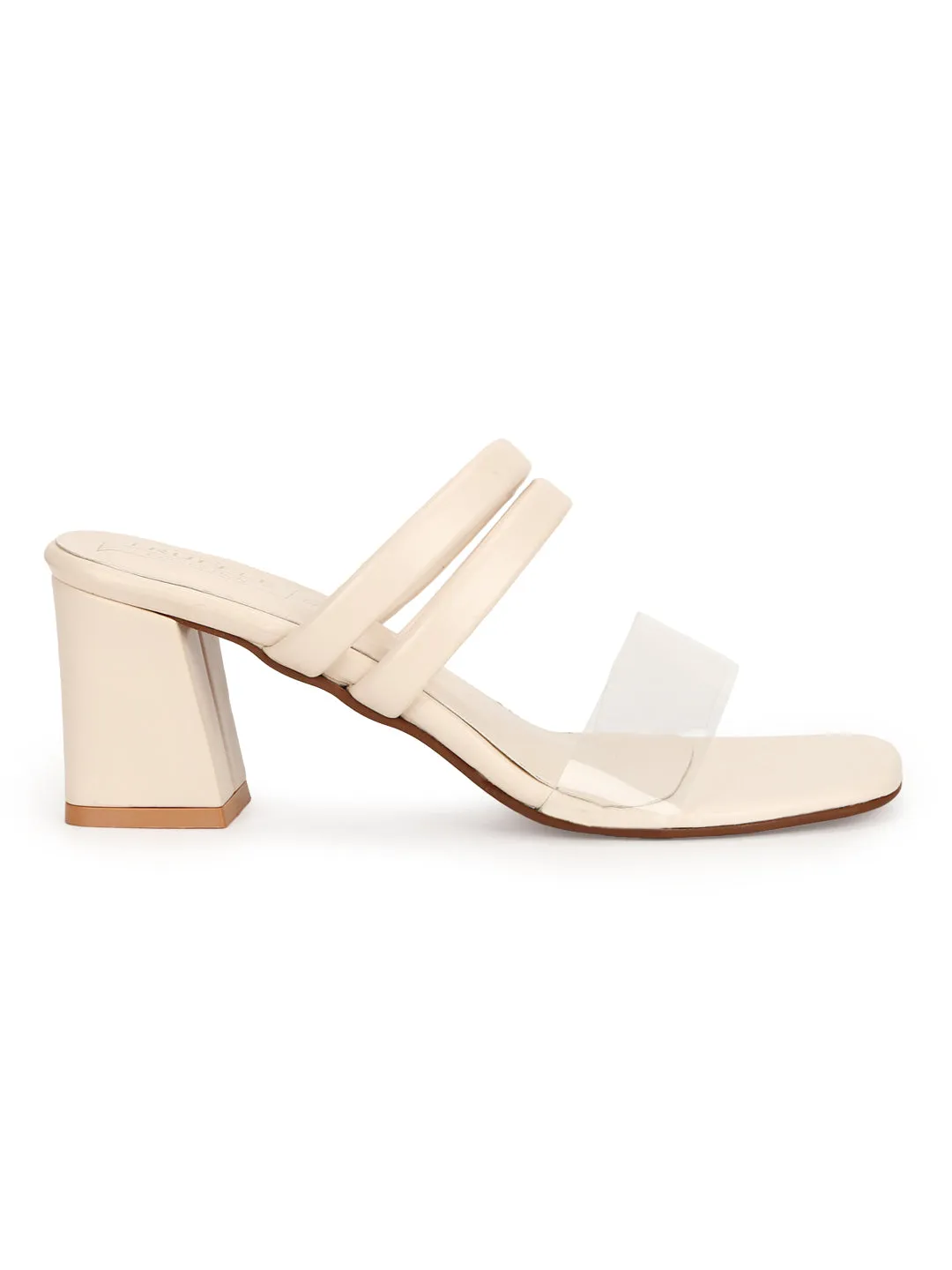 Nude PU Perspex Clear Block Heel Mules (TC-SLC-R-516-NUD)