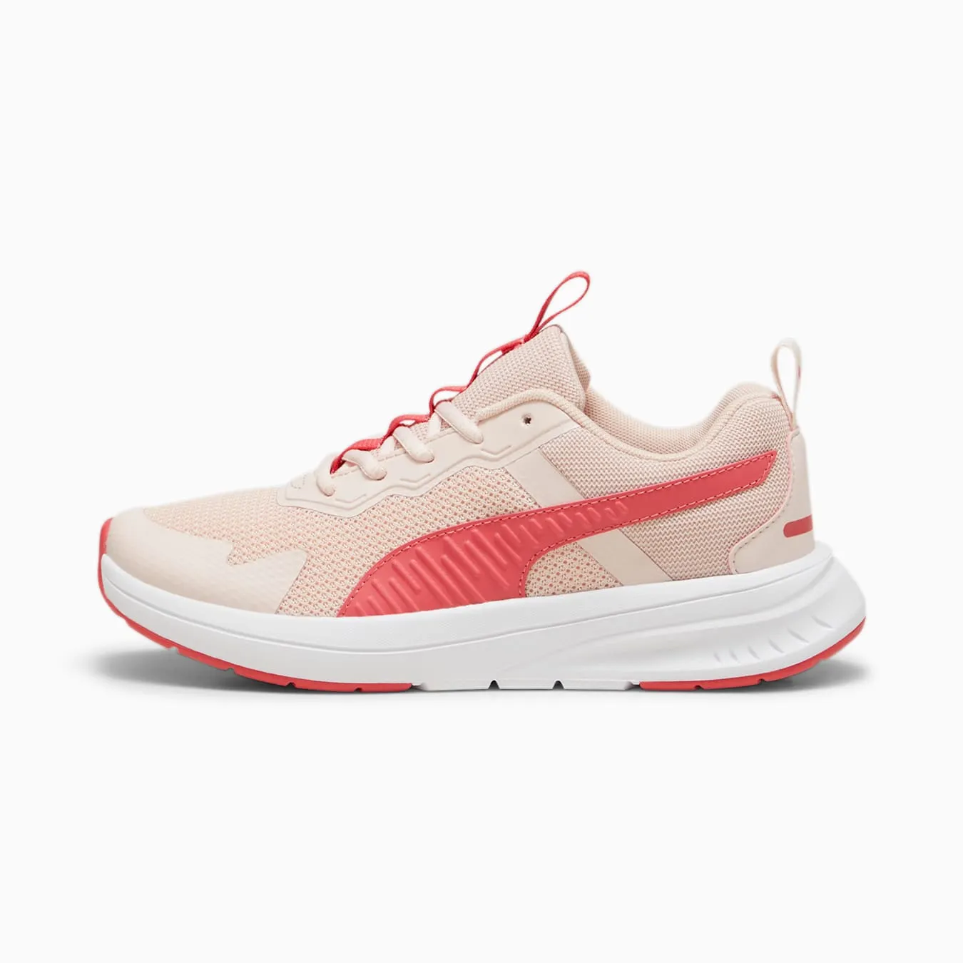 PUMA KID'S EVOLVE RUN MESH PINK/WHITE RUNNING SHOES