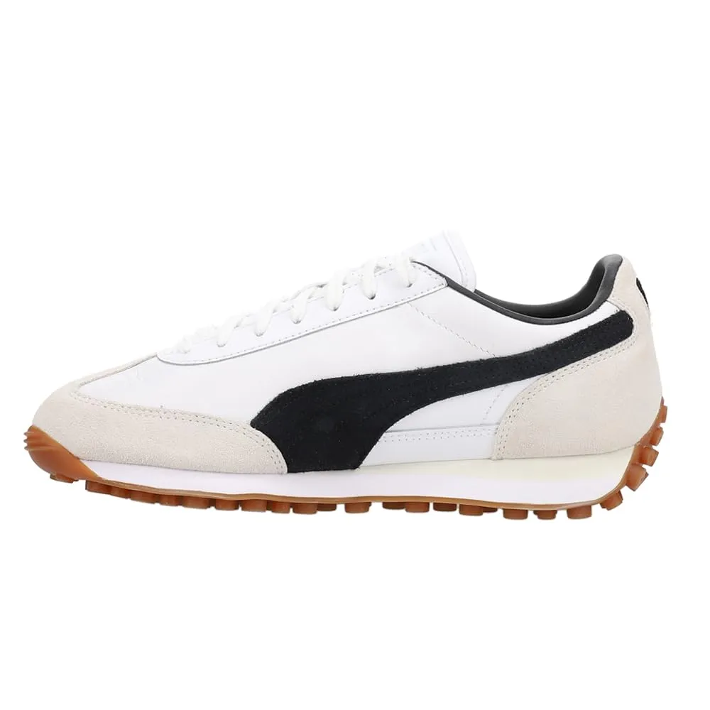 Puma Womens Easy Rider Mix Lace Up Sneakers Shoes Casual - White