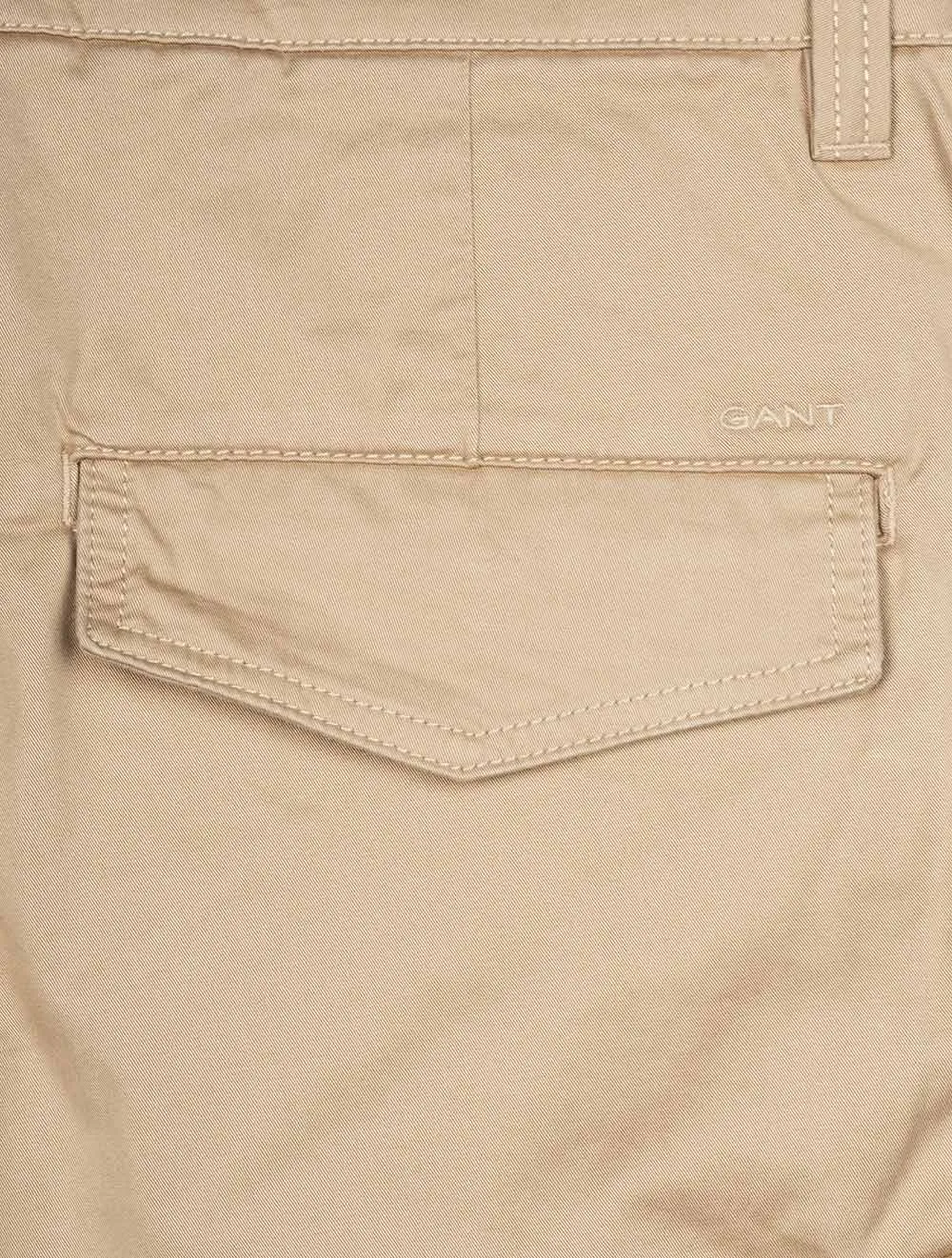 Relaxed Twill Cargo Shorts Dark Khaki