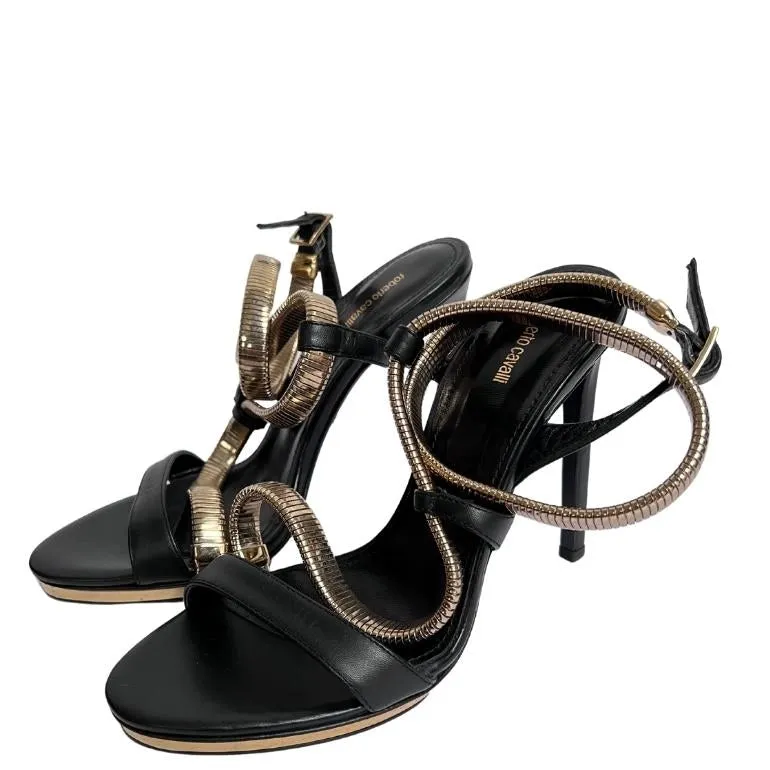 Roberto Cavalli Ankle Strap Sandals