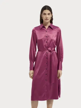 Shirtdress in Orchid