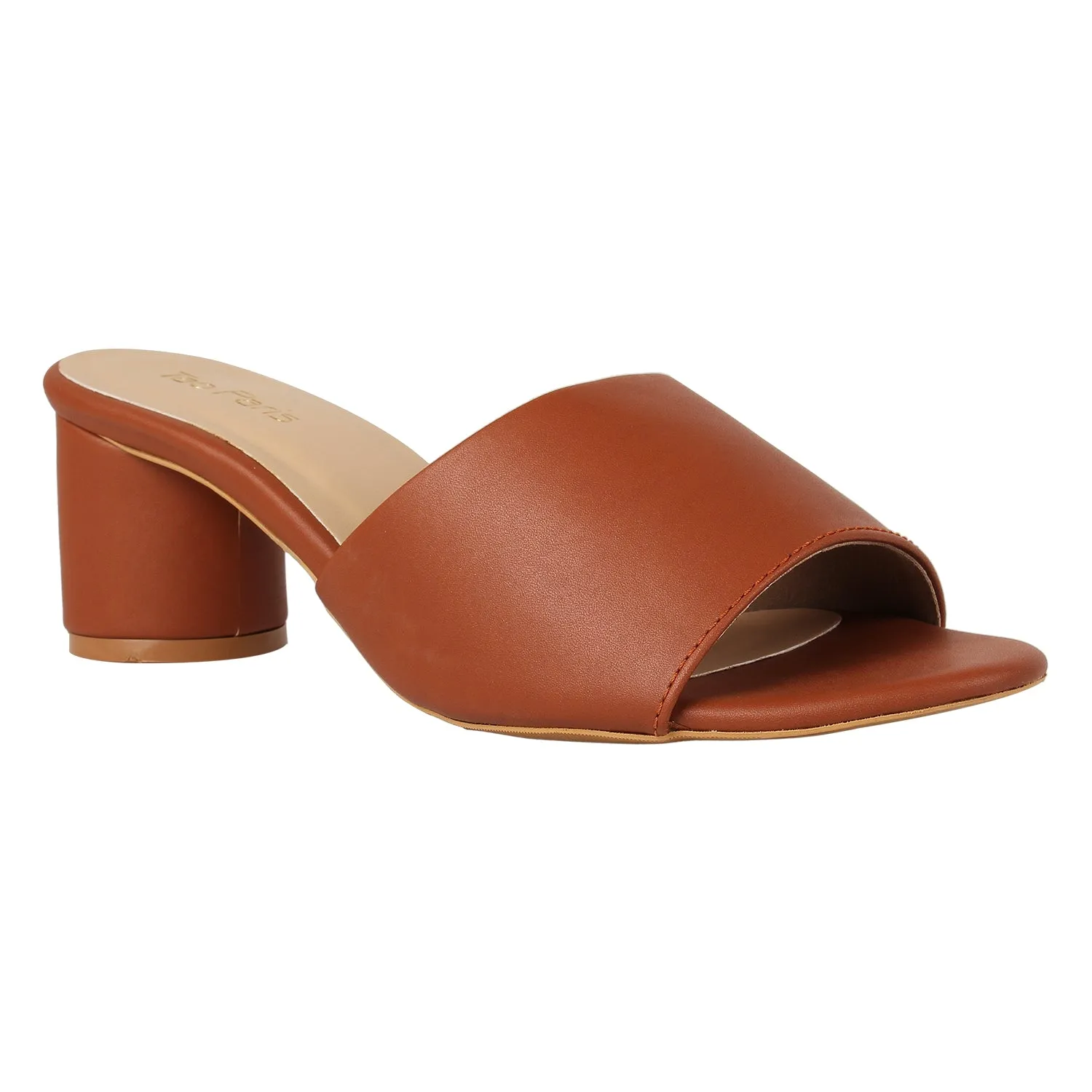 Tao Paris Meg 10002-03 Brown Solid Mules