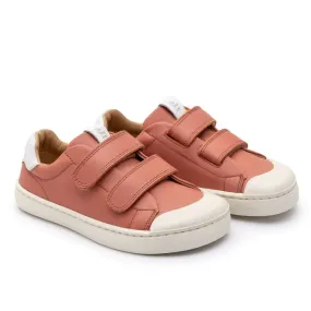 Tip Toey Joey Girl's Ramp Sneakers - Rosa Seco / White