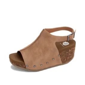 Yellow Box Women's Capella Wedge Sandal - Taupe 60087